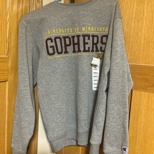 Champion Gray University of Minnesota Gophers Sweater